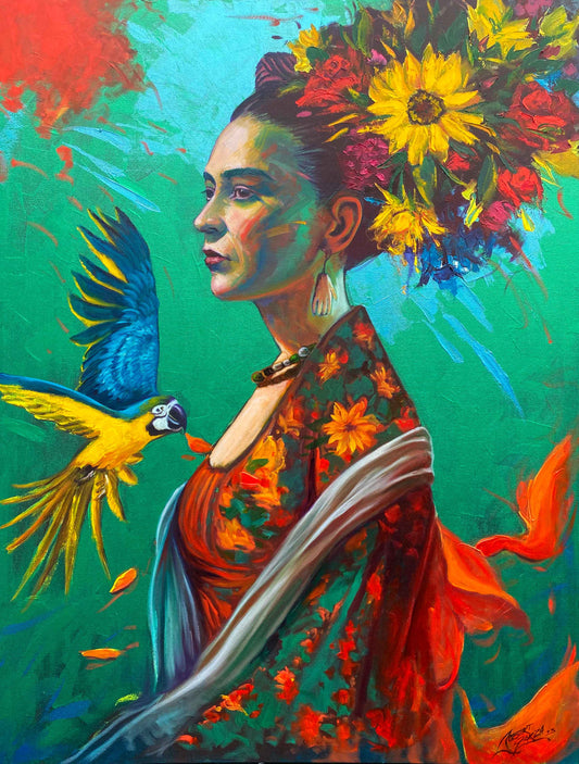 The Wind of Change - 30x40" Acrylic & Oil on Canvas
