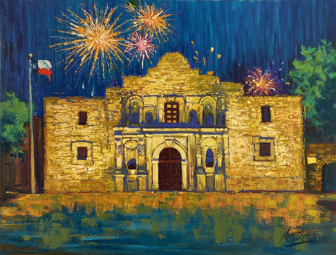 "Alamo: 4th of July" Fine Art Print