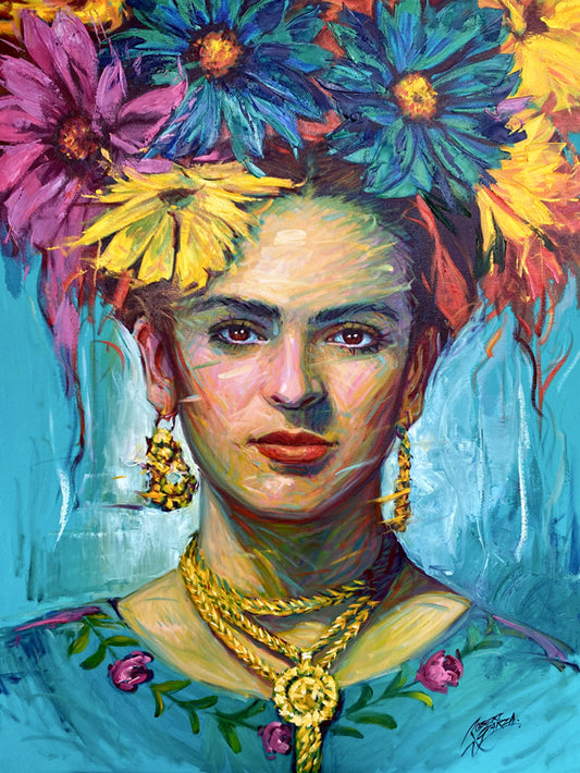 "Frida Floral" Fine Art Print
