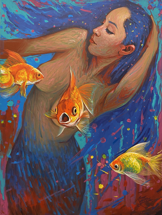 "Mermaid Series 2" Fine Art Print