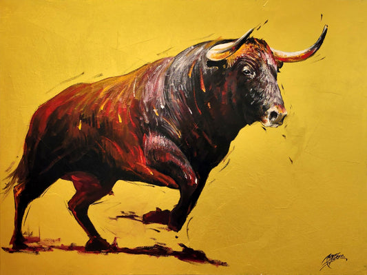 "The Strongest Bull" Fine Art Print